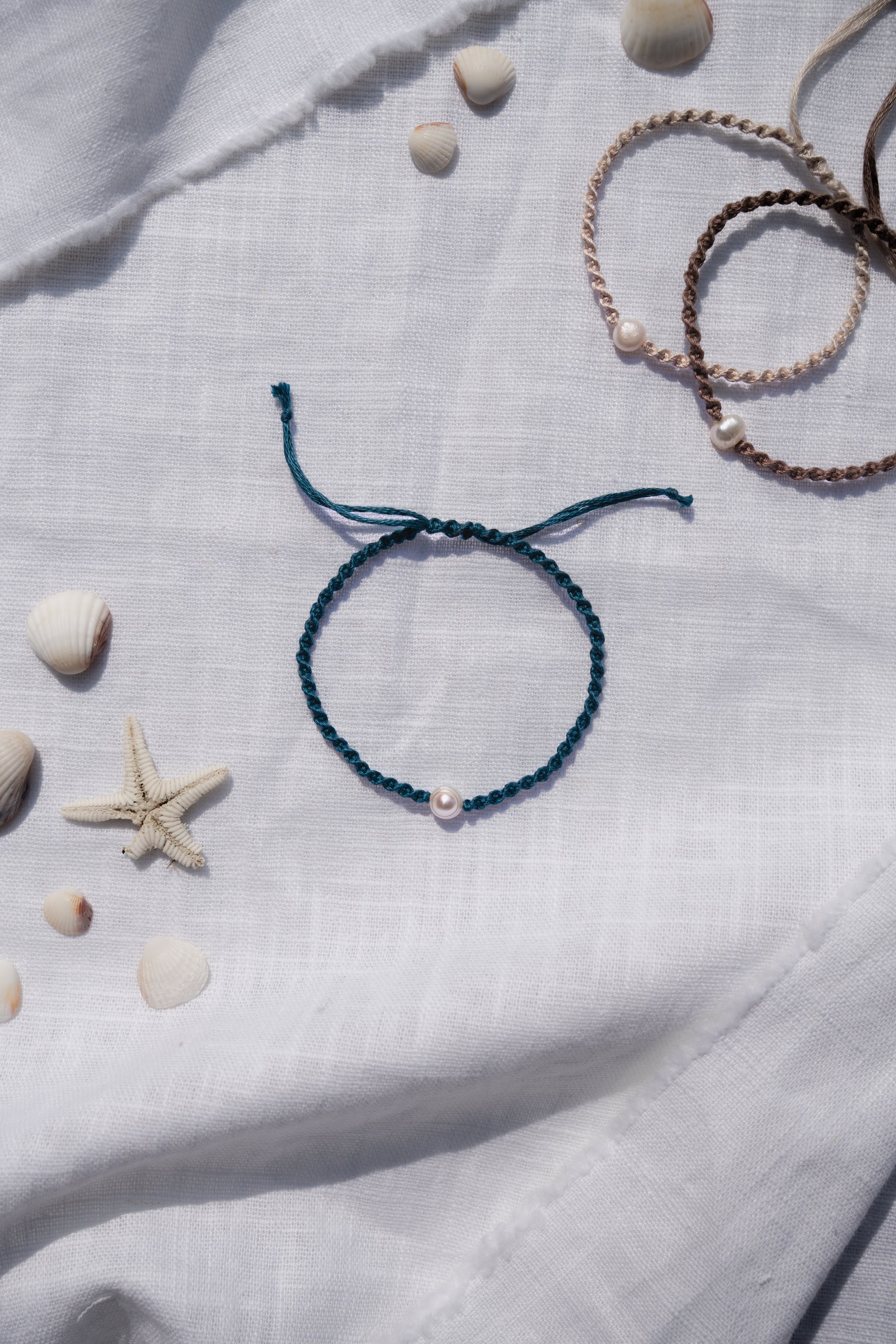 Coastal Twist Bracelet - Pearl