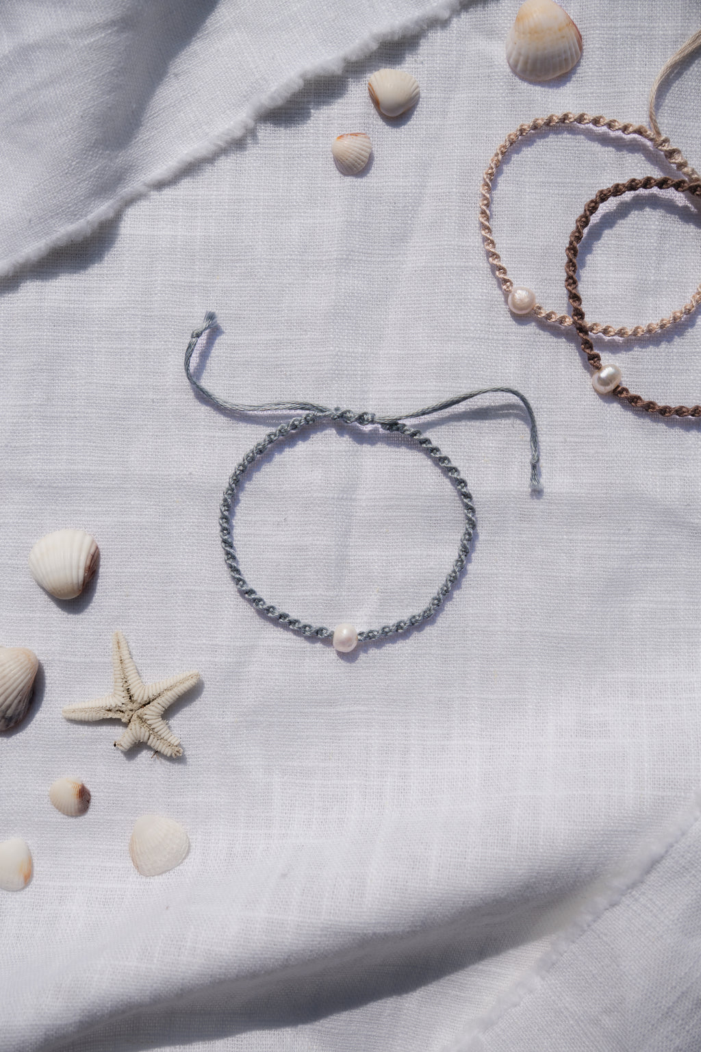 Coastal Twist Bracelet - Pearl