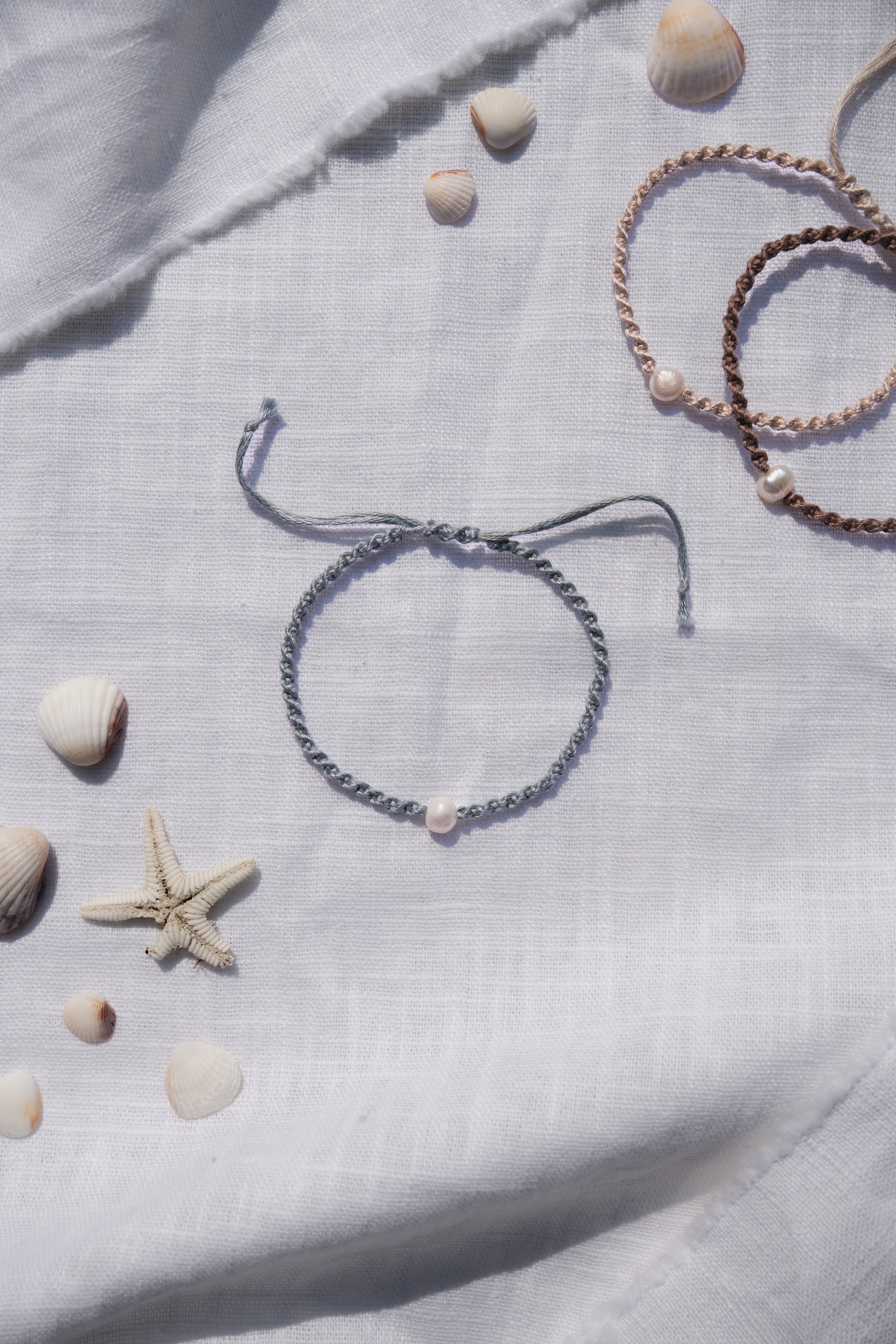 Coastal Twist Bracelet - Pearl