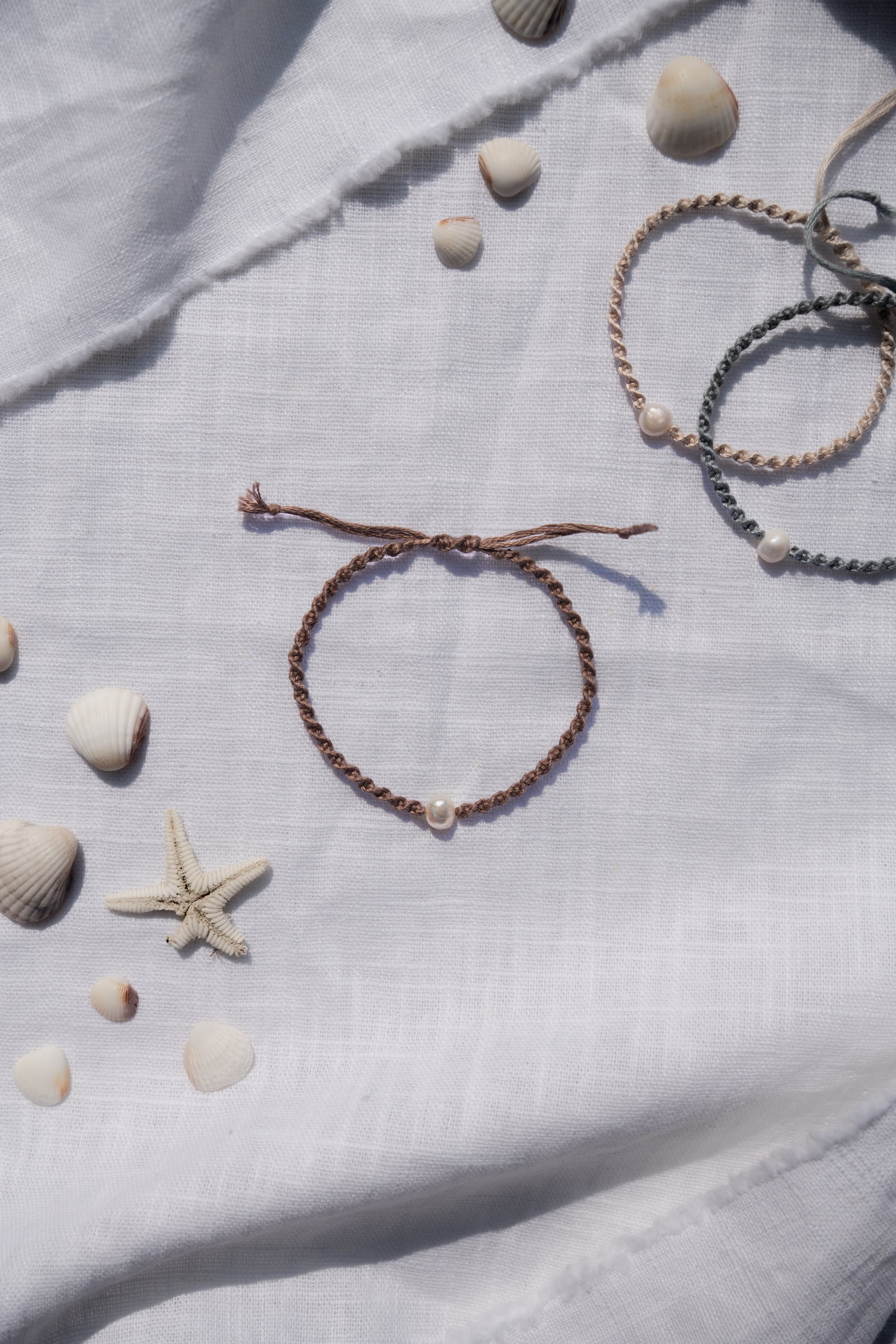 Coastal Twist Bracelet - Pearl