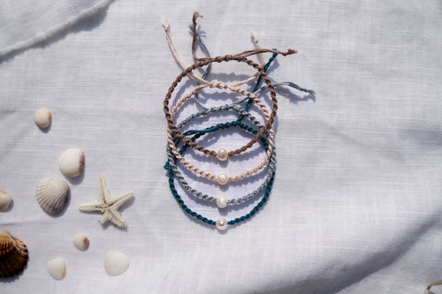 Coastal Twist Bracelet - Pearl
